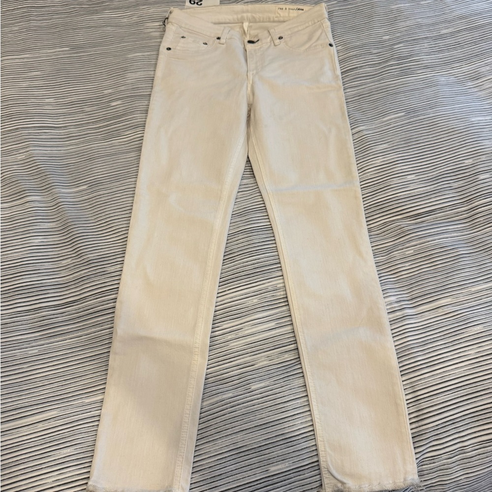 Rag & Bone Women's Cream Skinny Jeans